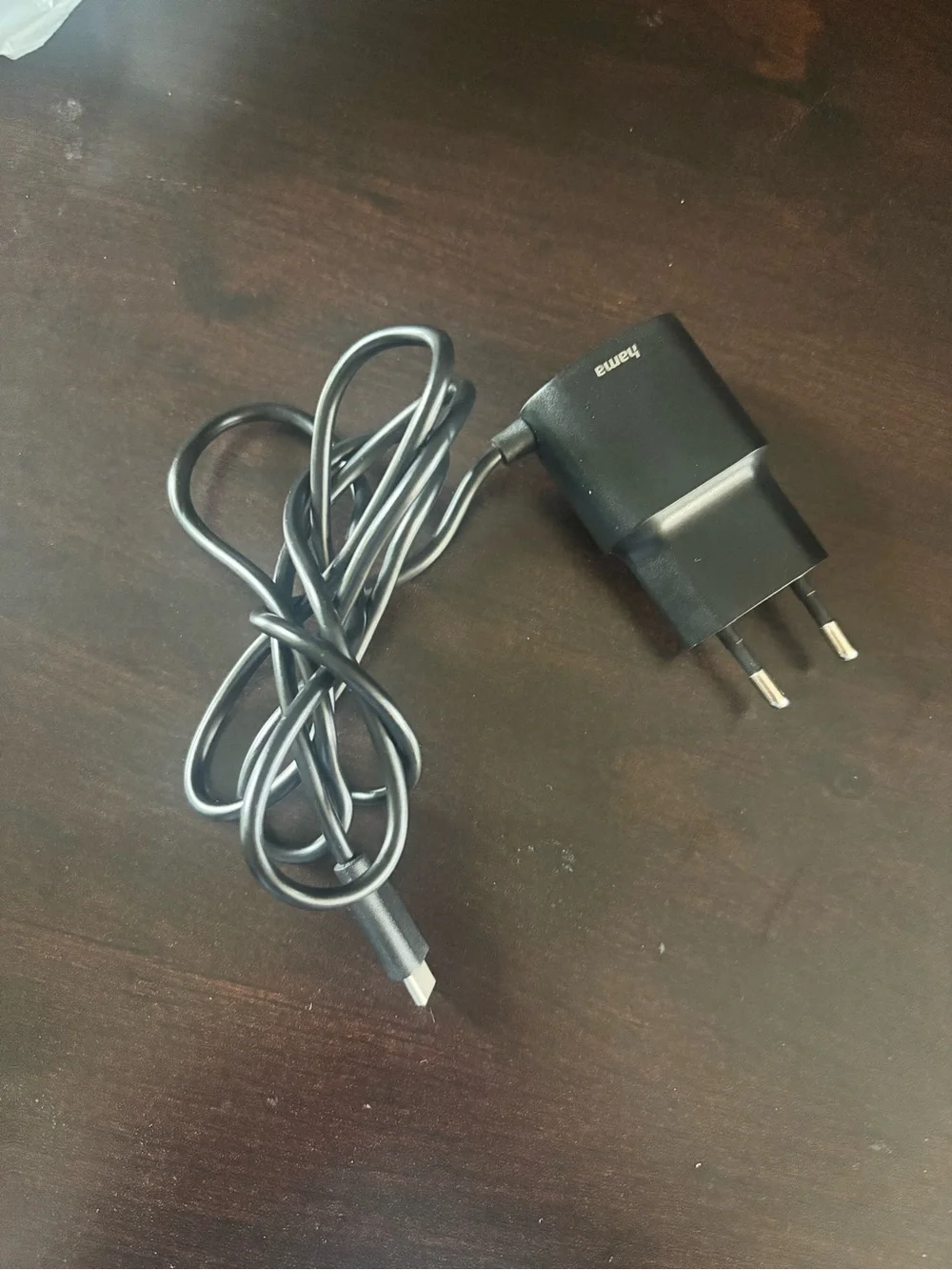 Hama Black USB Charger with Cable European